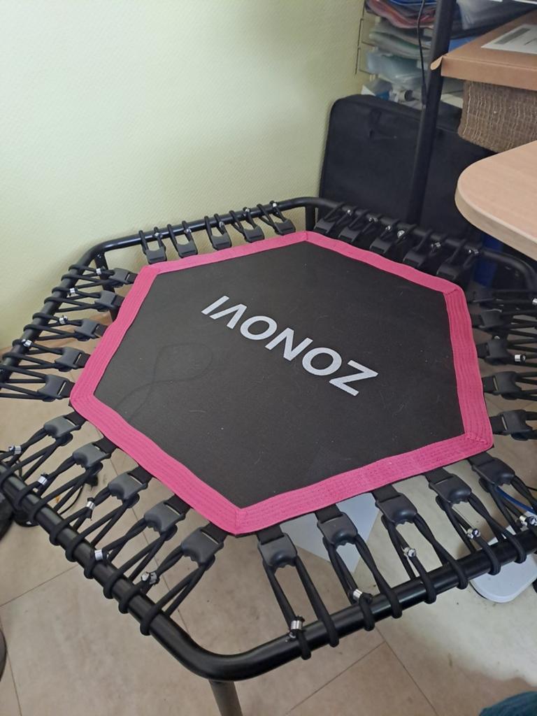 Fitness Trampoline tot 250 kg, Ophalen, Zo goed als nieuw, Buik, Balansbord