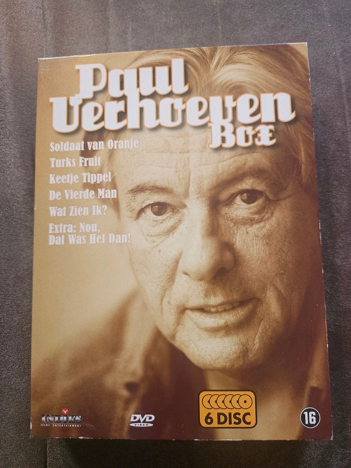 Paul Verhoeven Box - 6 DVD's met klassieke Nederlandse films, Cd's en Dvd's, Gebruikt, Vanaf 16 jaar, Ophalen of Verzenden, Inclusief doosje