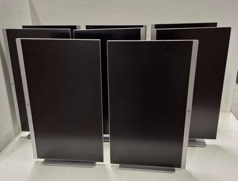8x HP E243 monitor te koop, Computers en Software, Monitoren, Ophalen, Gebruikt, IPS, In hoogte verstelbaar