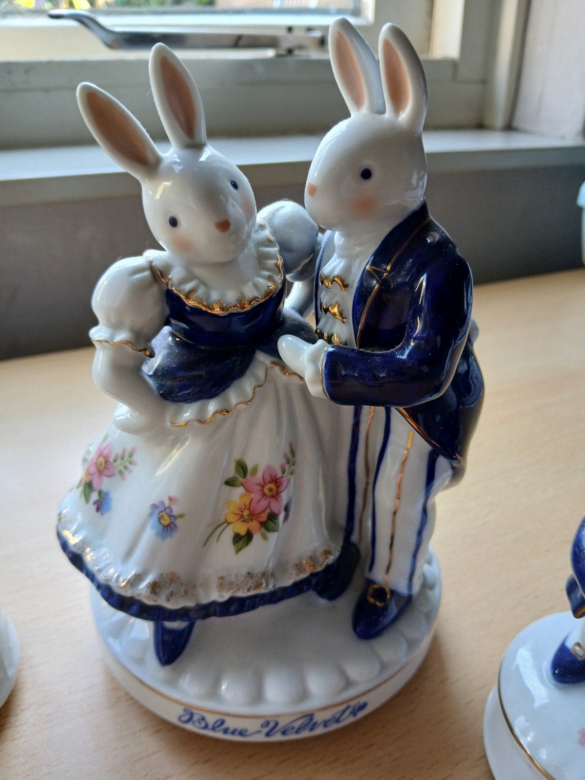 Blue Velvet Porseleinen Muziekdoosjes - Collectors Items, Verzamelen, Ophalen of Verzenden, Zo goed als nieuw