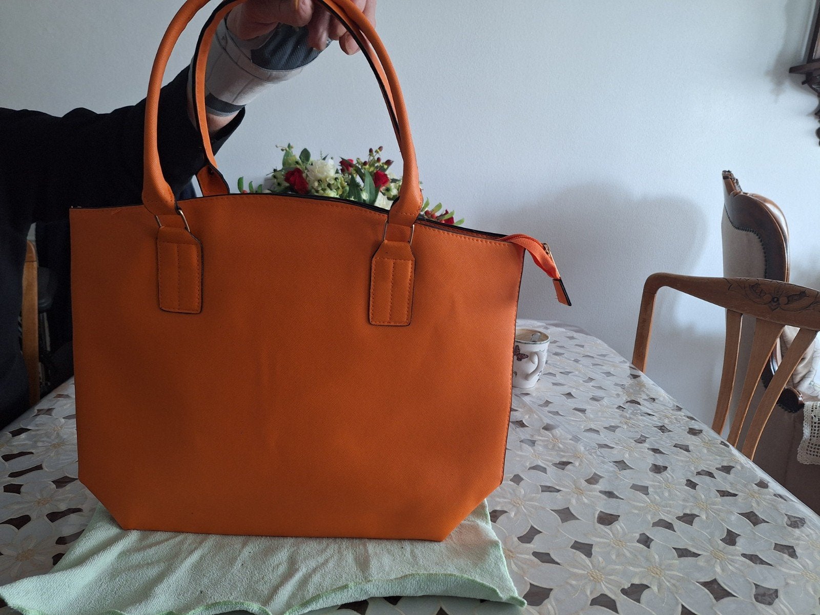 Oranje Dames Handtas Met Beurs. Nieuw., Ophalen of Verzenden, Nieuw, Oranje, Handtas