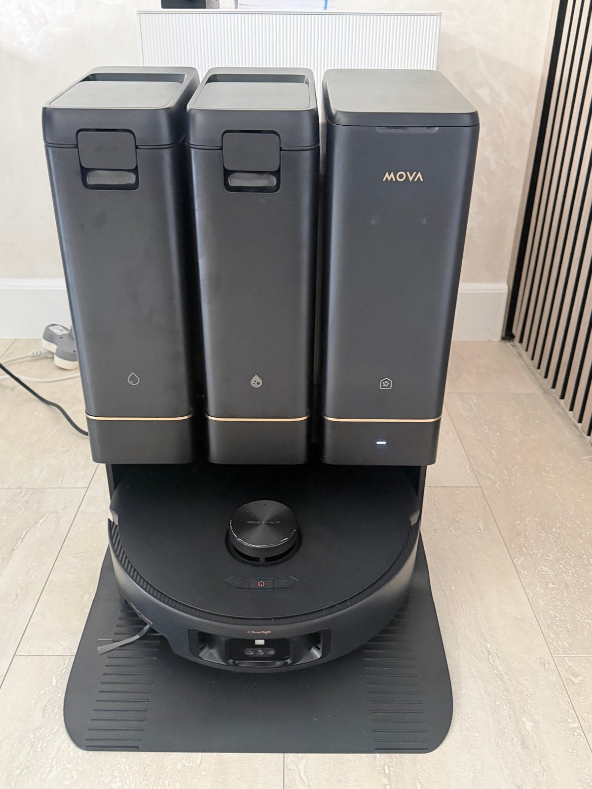 Mova Z50 Ultra Robotstofzuiger met Dweilfunctie, Overige merken, Automatisch legen, Ophalen of Verzenden, Zo goed als nieuw