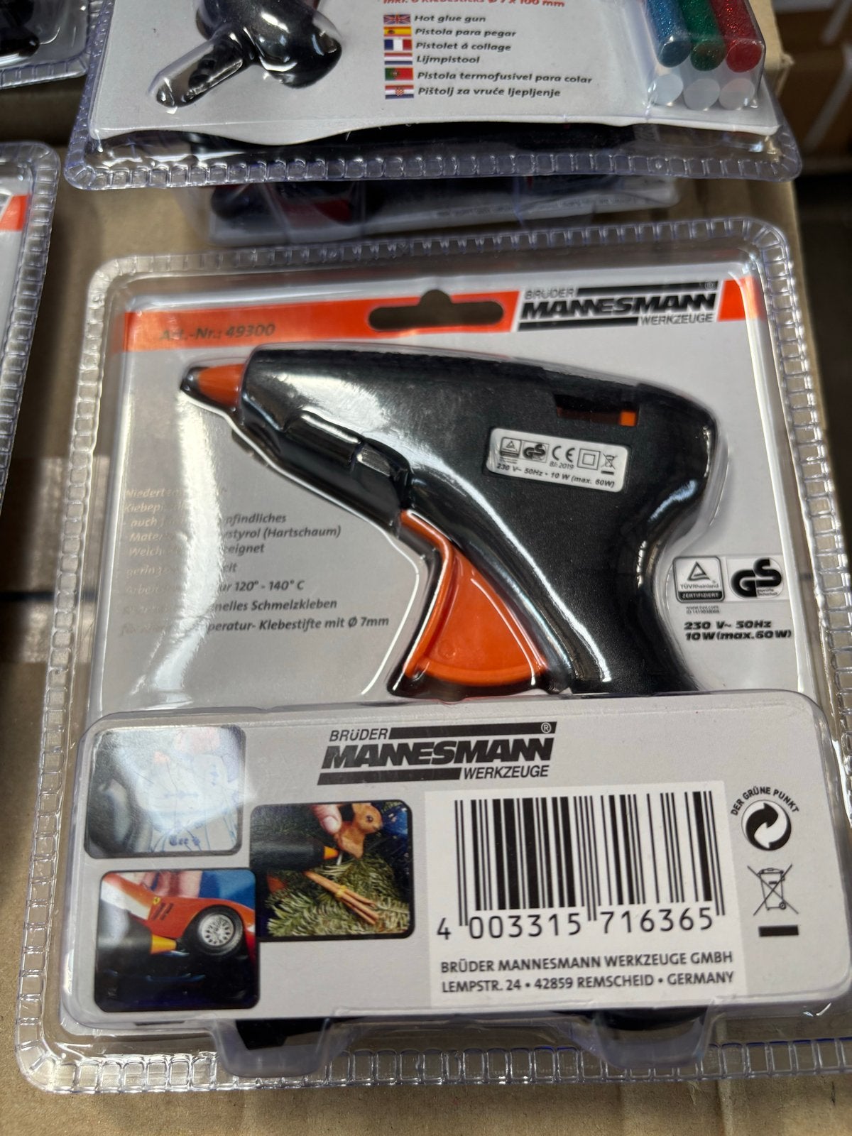 250x Nieuwe Brüder Mannesmann Lijmpistolen - Voorraad, Ophalen of Verzenden, Nieuw