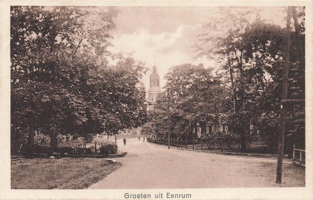 703-074-007 Groeten uit Eenrum, Verzamelen, Verzenden, Voor 1920, Groningen