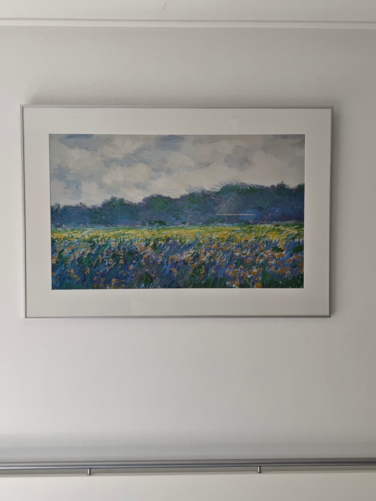 Schilderij met landschap, 95 x 65 cm, Ophalen
