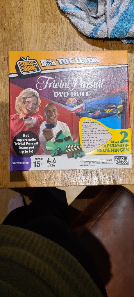 Trivial pursuit dvd duel parker. Trivia spel dvd spel, Ophalen, Zo goed als nieuw