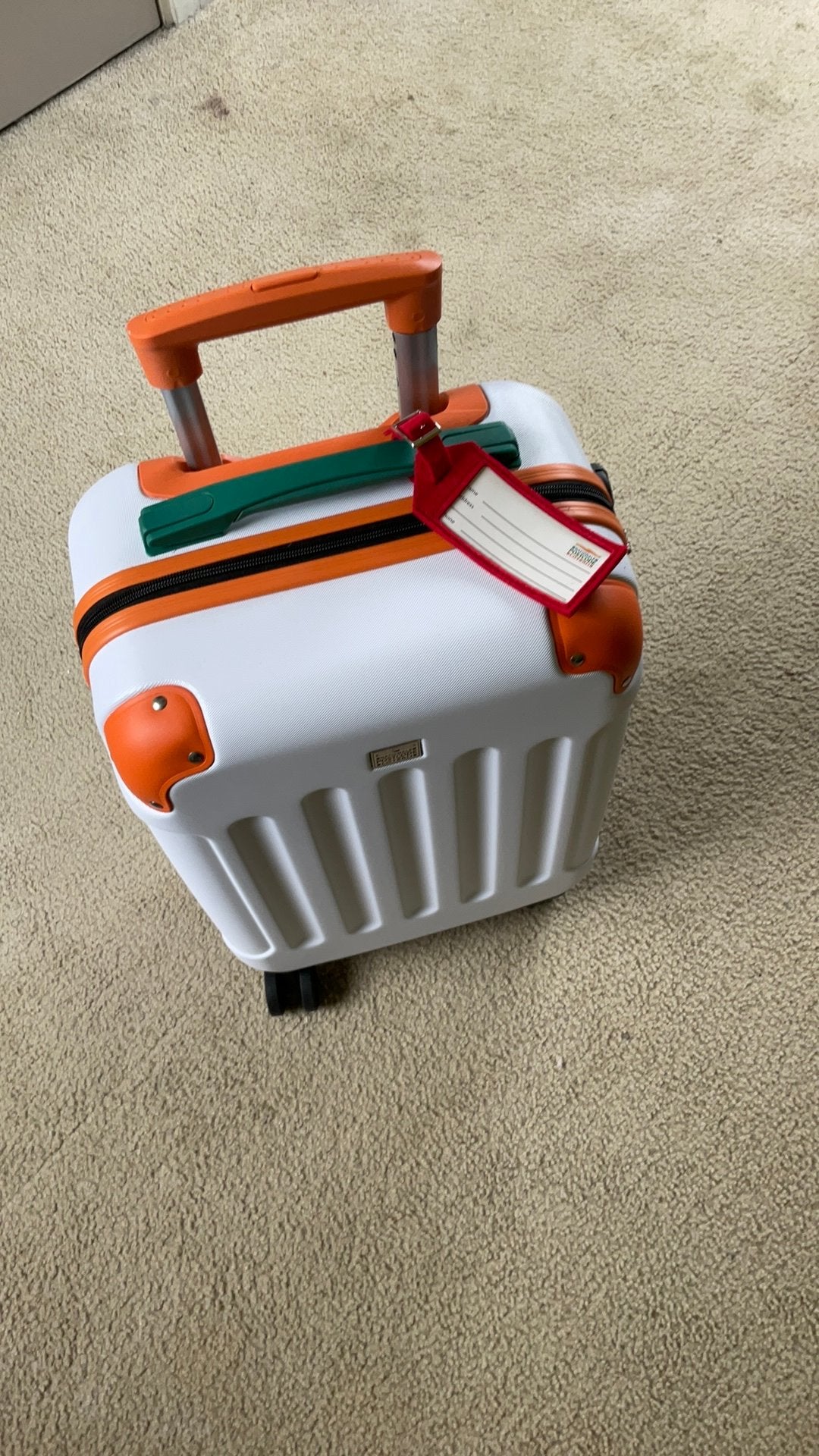 Trolley koffer cabine formaat, Overige materialen, Wieltjes, Nieuw, Minder dan 50 cm