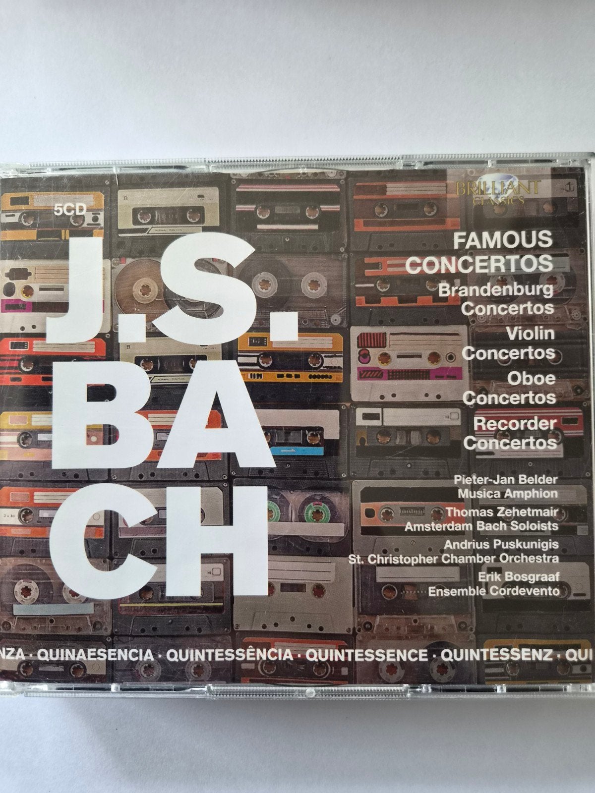 J.S. Bach - Famous Concertos (5 CD), Ophalen of Verzenden, Barok, Zo goed als nieuw, Bach