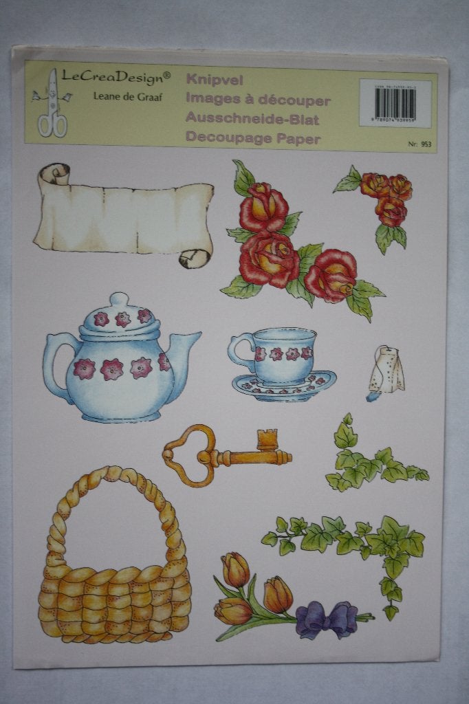 19 st. Knipvellen le crea design 6978, Ophalen of Verzenden, Nieuw, Natuur, Knipvel