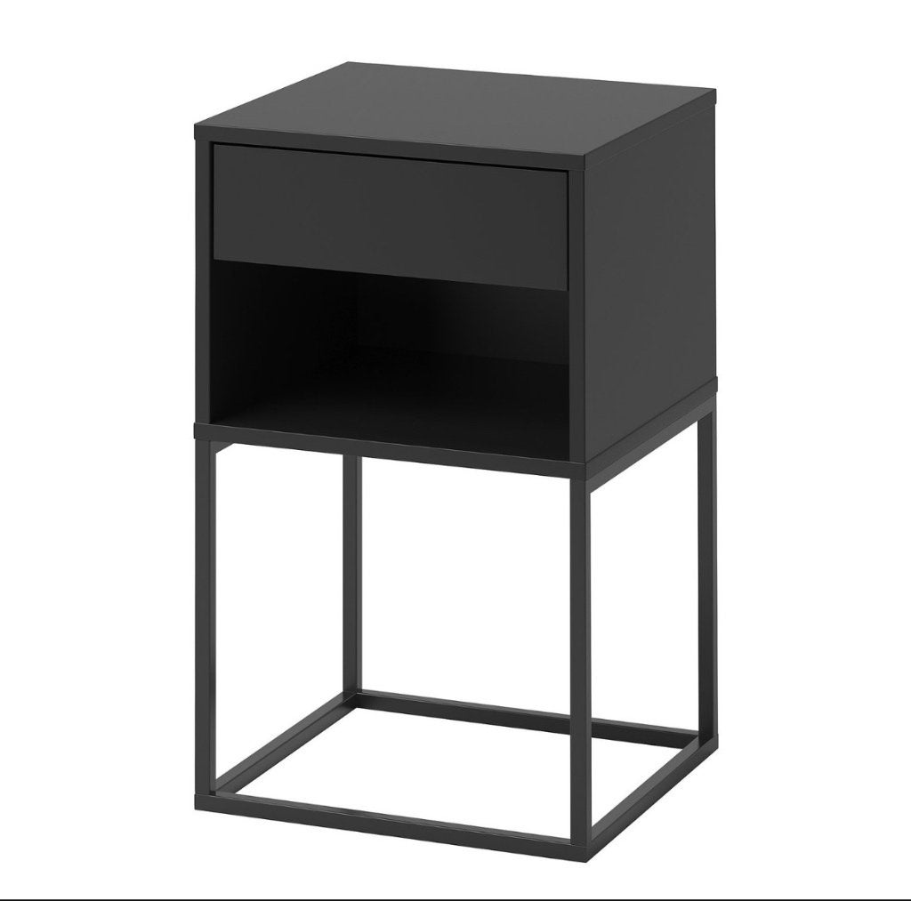 2x nachtkastjes VIKHAMMER, Ophalen, Overige materialen, Gebruikt, Minder dan 45 cm