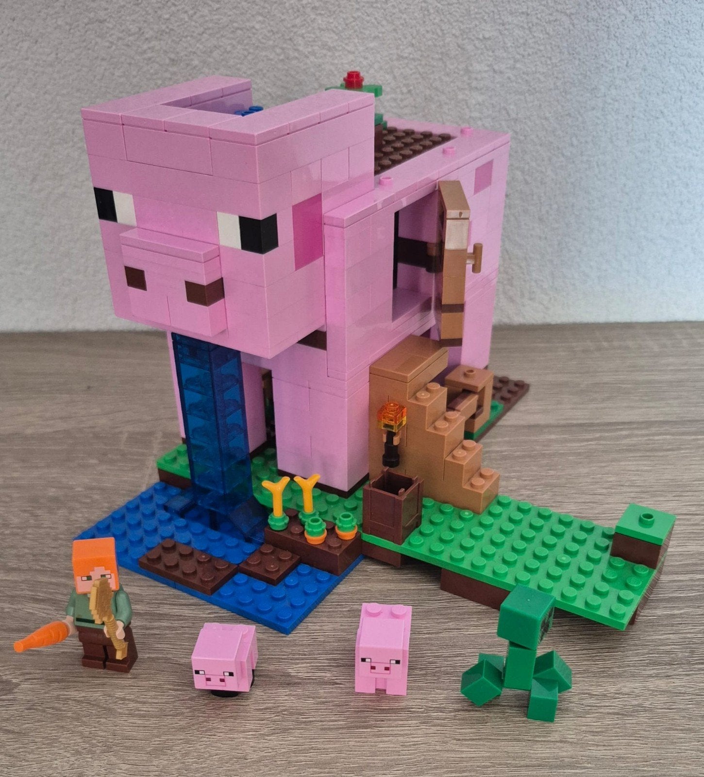 LEGO Minecraft Het Varkenshuis (21170), Kinderen en Baby's, Speelgoed | Bouwstenen, Ophalen of Verzenden, Gebruikt, Overige merken