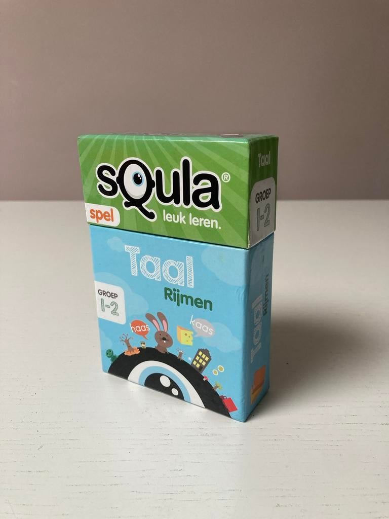 Squla Riemspel Taal Groep 1-2 (3-5 jaar), Een of twee spelers, Ophalen of Verzenden, Zo goed als nieuw