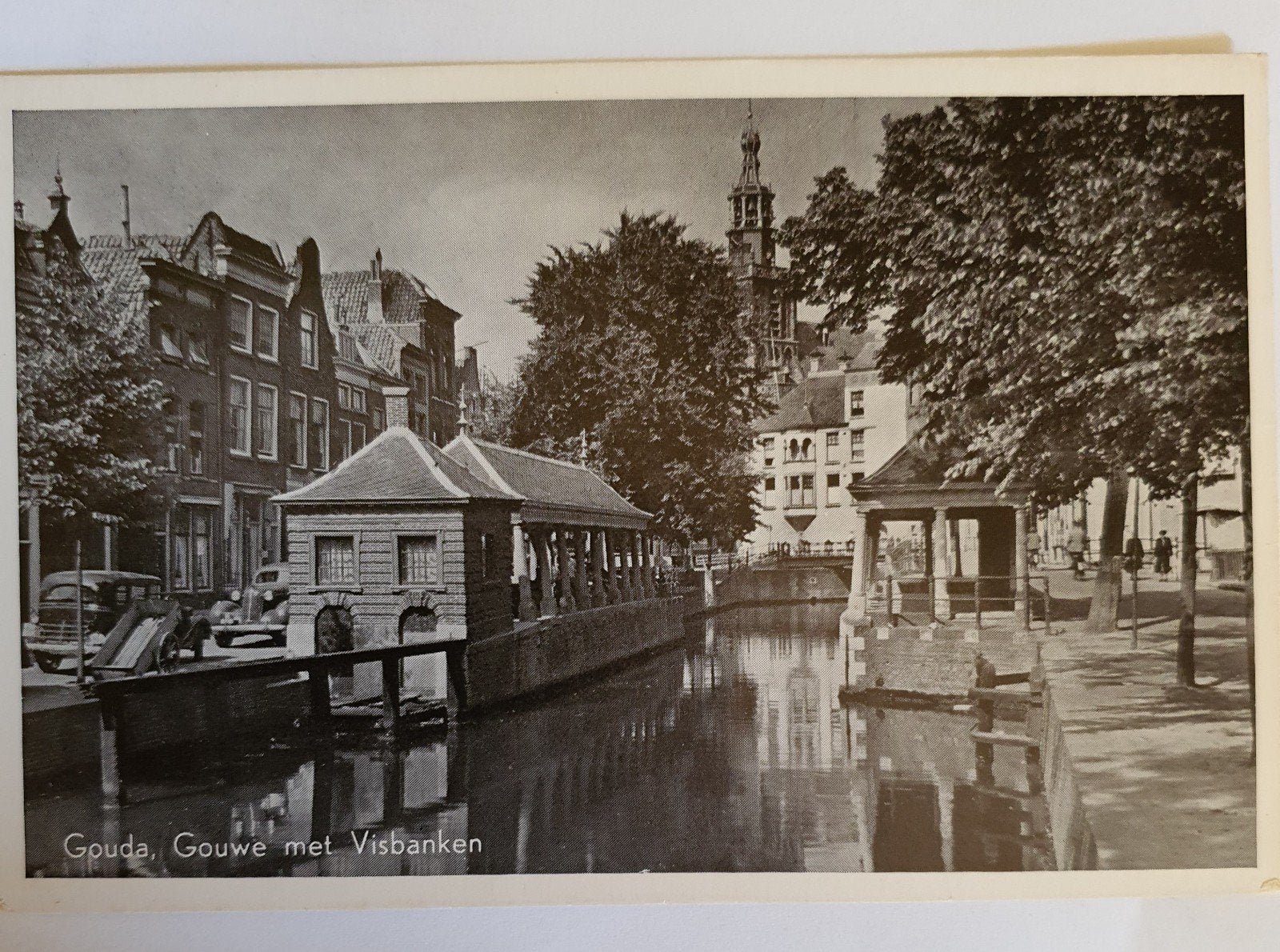 Gouda gouwe visbanken, Ophalen of Verzenden, Voor 1940, Overige onderwerpen