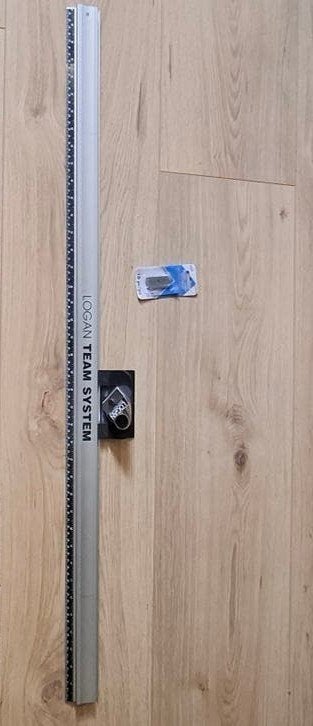 Logan Team System liniaal 1m+Model 302 cutter passe-partouts, Gebruikt, Gereedschap of Toebehoren, Ophalen of Verzenden, Overige merken
