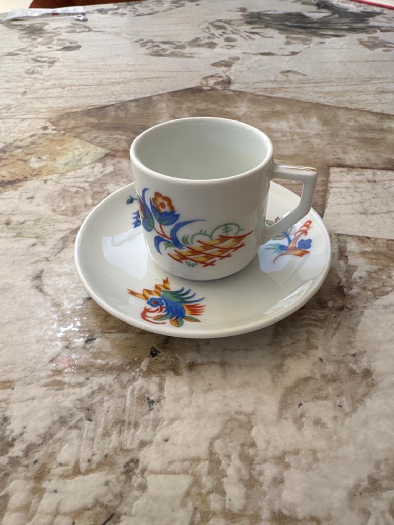 Vintage Epiag Espresso Kop en Schotel (1920-30), Ophalen of Verzenden