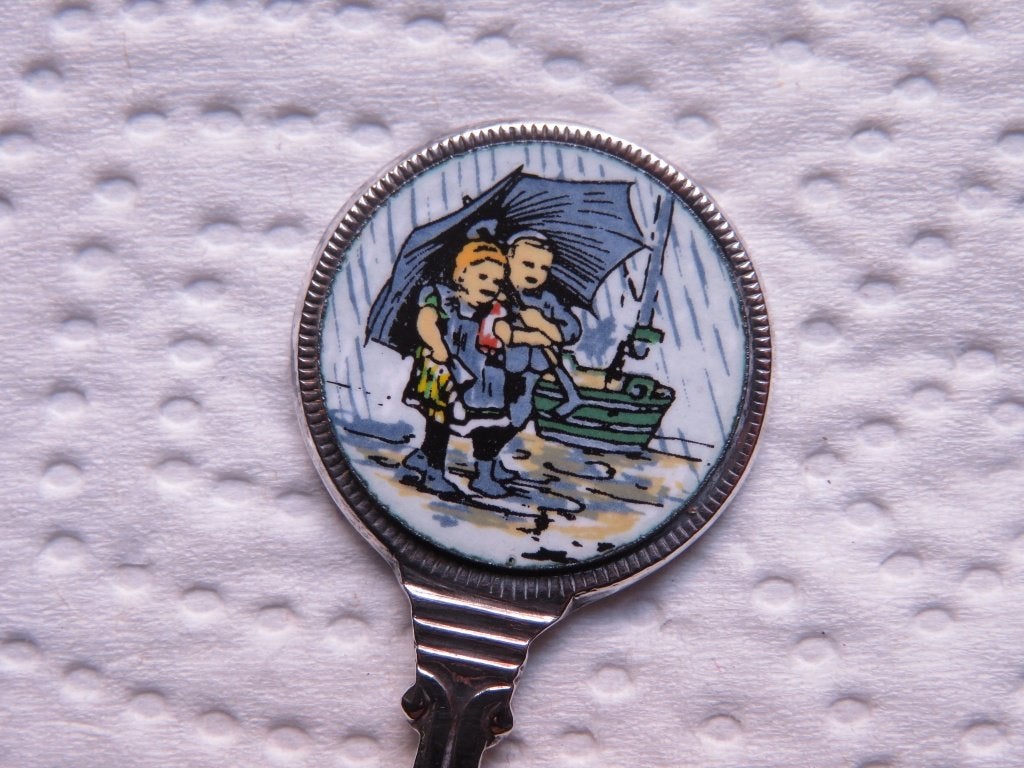 Lepeltje Onder Moeders Paraplu (porselein), Verzenden, Nieuw, Porselein, Bestek