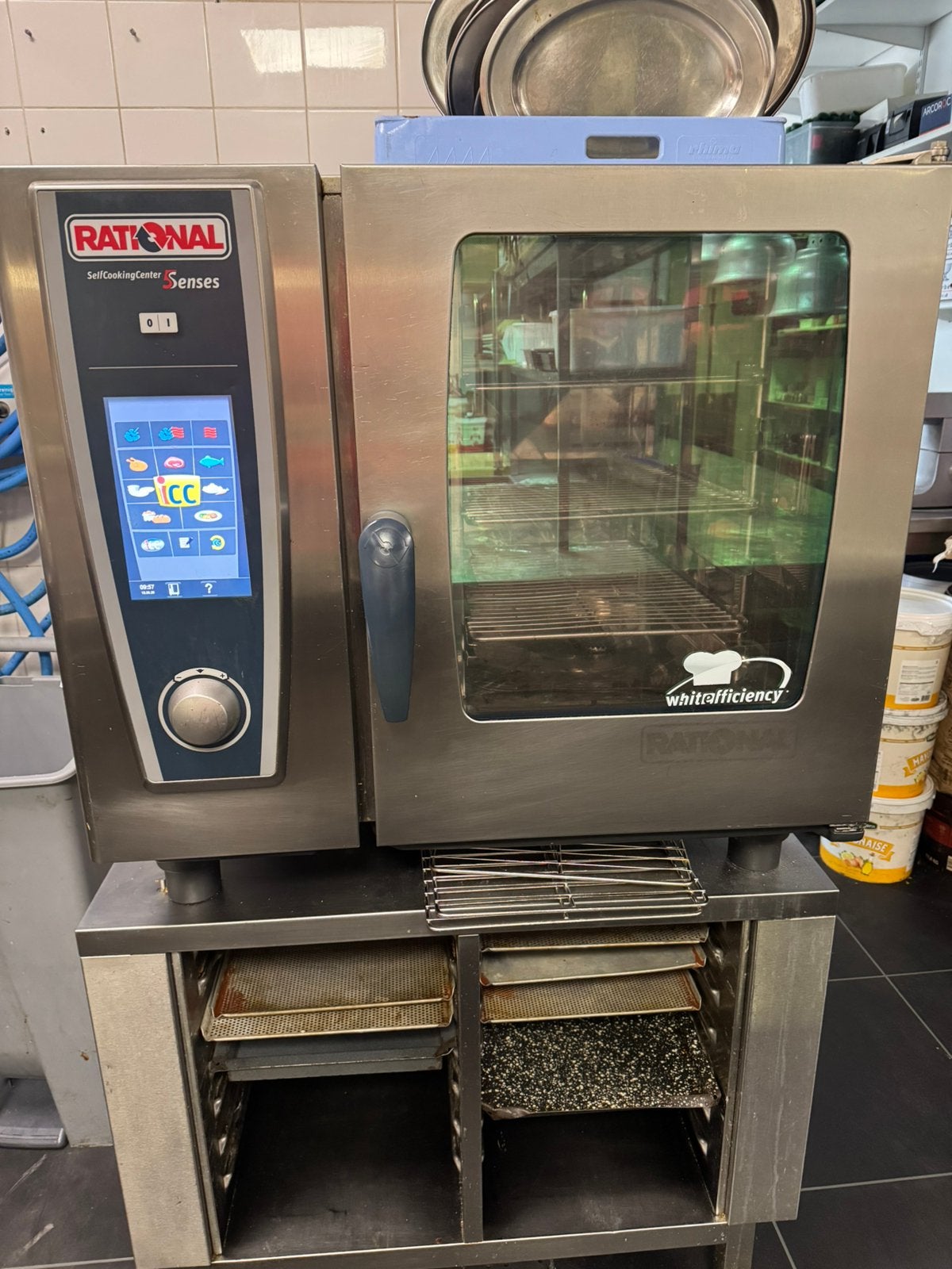 Rational self coocking center, Ophalen, Ovens, Magnetrons en Steamers