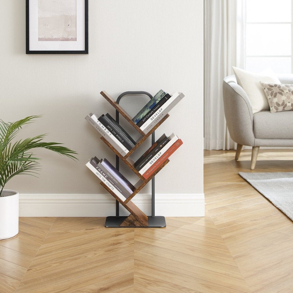 Compacte boekenkast boomvorm-4 planken-30x19x61 cm, Ophalen of Verzenden, Zo goed als nieuw