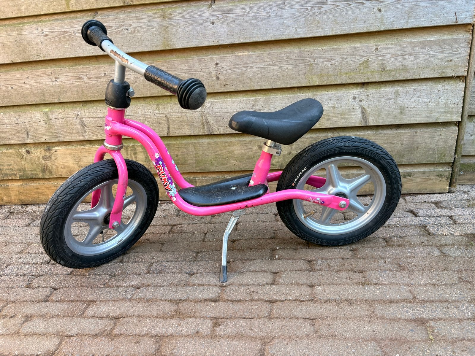 Puky loopfiets roze 12 inch, Ophalen, Gebruikt, Minder dan 16 inch