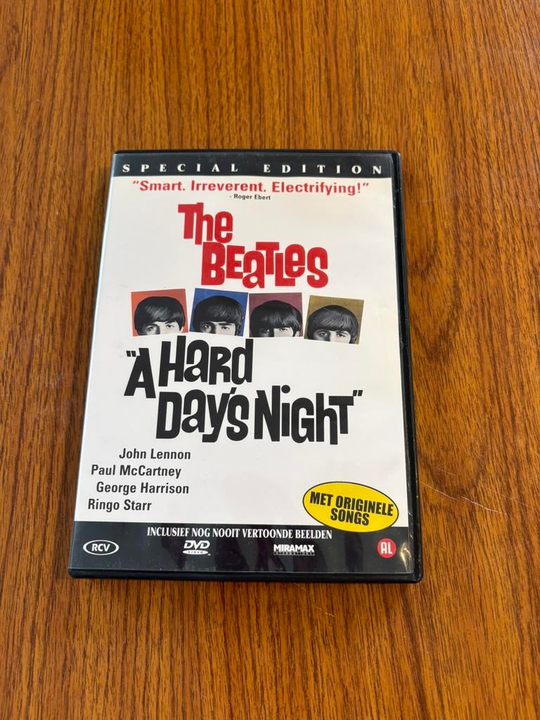 The Beatles A Hard Day’s Night film DVD, Alle leeftijden, Ophalen of Verzenden, Zo goed als nieuw, Muziek en Concerten