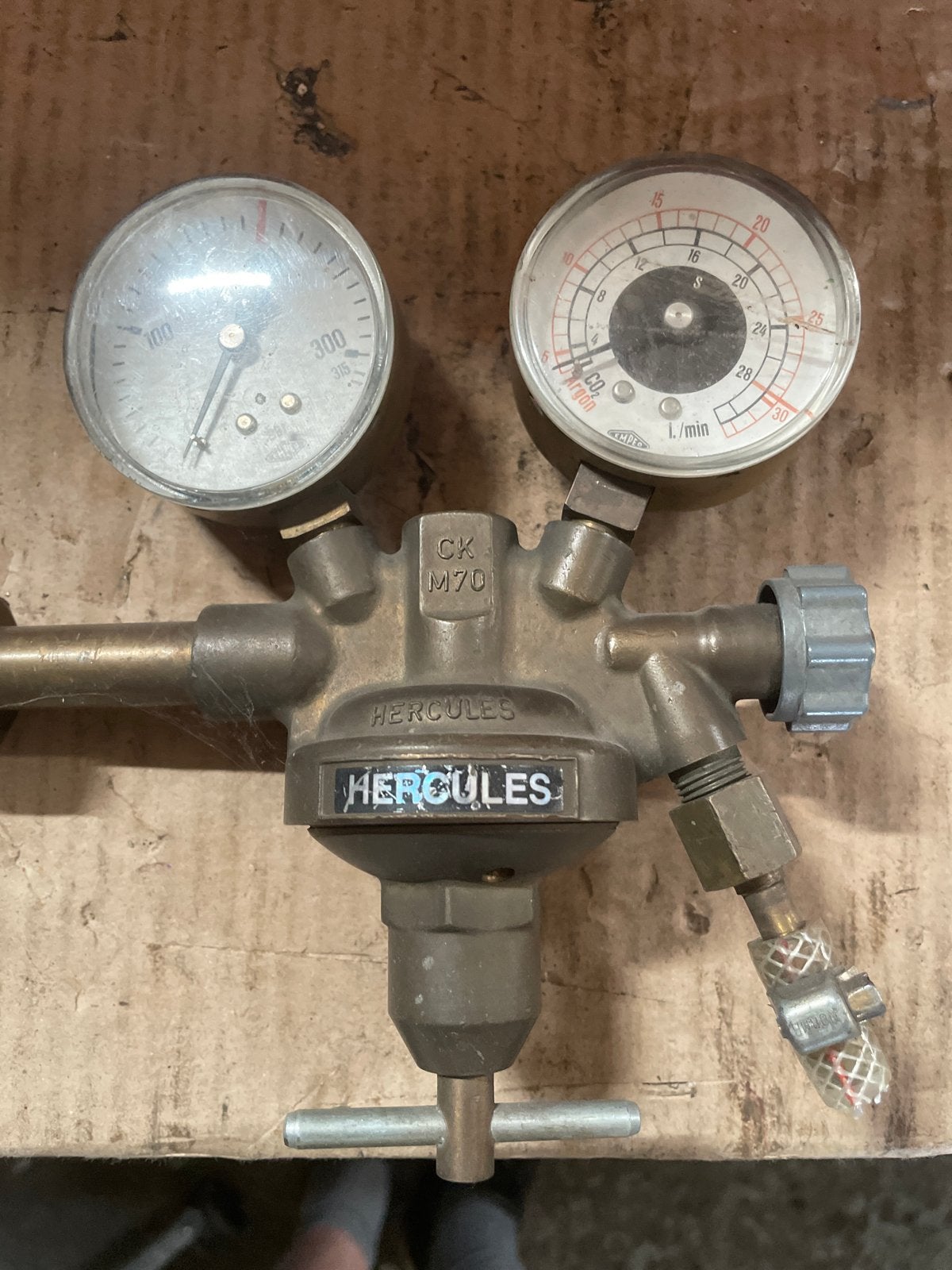 Hercules CK M70 Drukregelaar / Manometer, Ophalen, Gebruikt