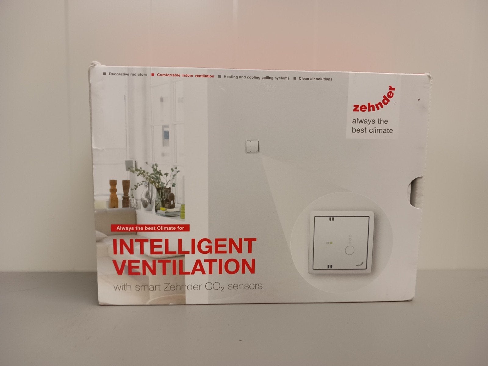 Zehnder ventilatie, co2 bediening, 230V,  RF67on wall, Nieuw, Ophalen of Verzenden, Nieuw