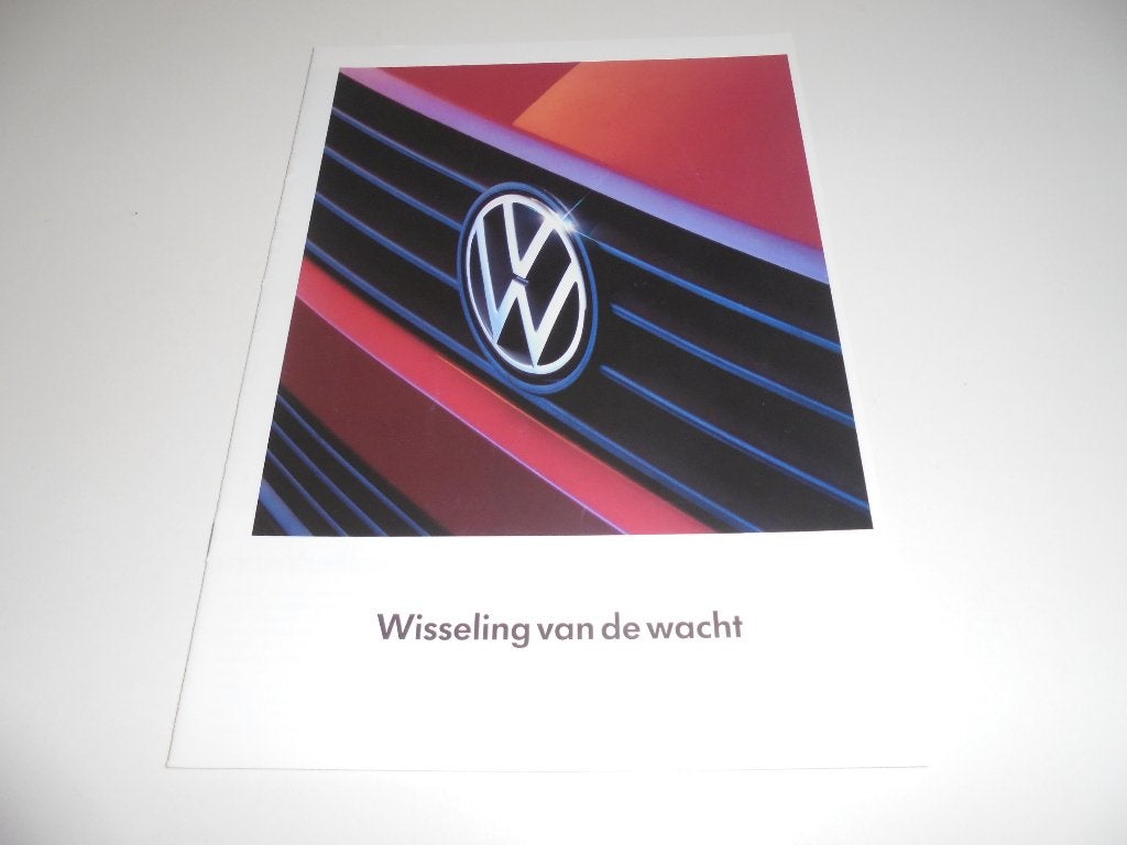 previewbrochure nieuwe Volkswagen Transporter/Caravelle 1991, Ophalen of Verzenden, Nieuw, Volkswagen