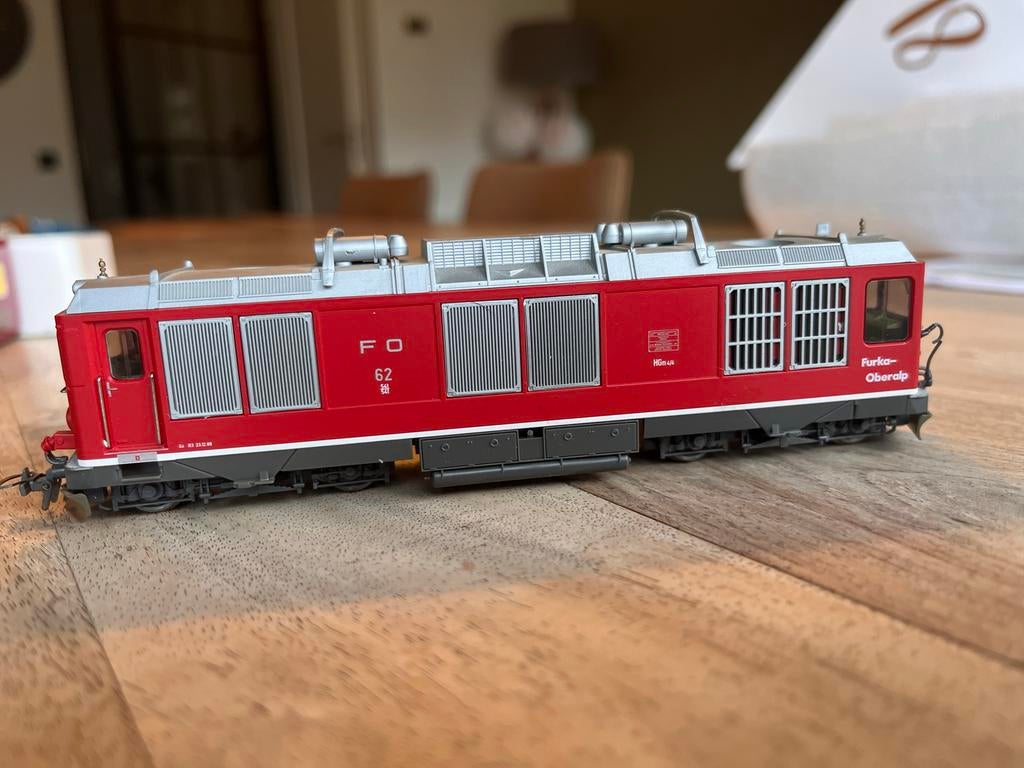 Bemo zweikraft dieselloc Gem 4/4 FO nr 62 (1030), Overige merken, Gebruikt, Ophalen of Verzenden, Analoog