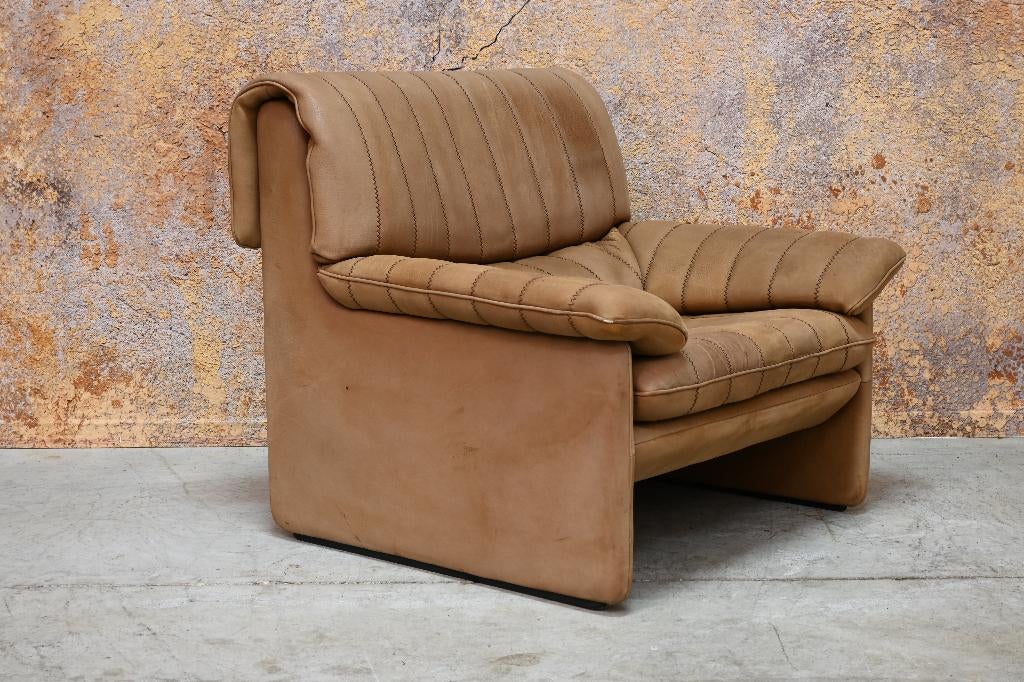 IZG Staat unieke De Sede DS 86 design fauteuil in nekleer, De Sede, Ophalen of Verzenden, Zo goed als nieuw, 75 tot 100 cm