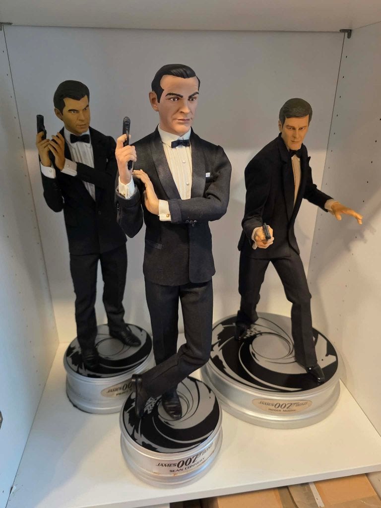 Sideshow Set 3x James Bond 007 Premium Format 1/4 Figures, Ophalen, Zo goed als nieuw, Film, Beeldje, Replica of Model