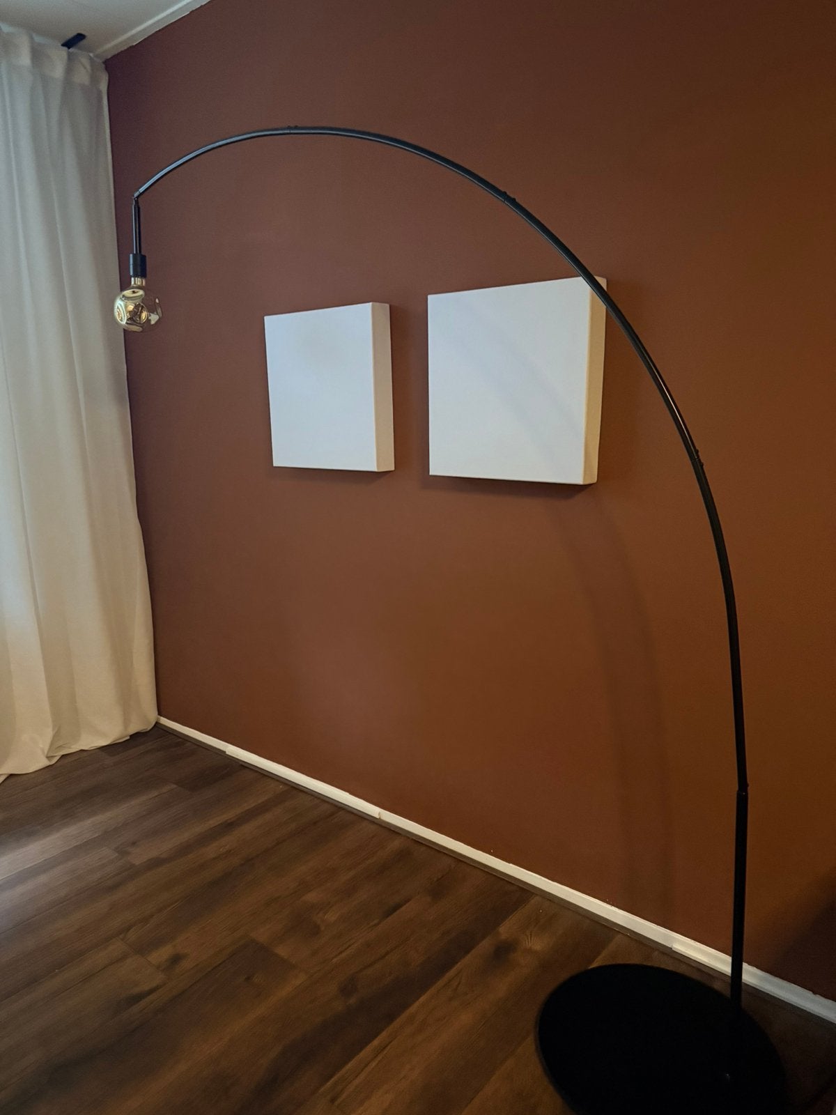 IKEA SKAFTET Booglamp - Zo goed als nieuw met luxe lamp, Ophalen, Zo goed als nieuw, Metaal, 150 tot 200 cm