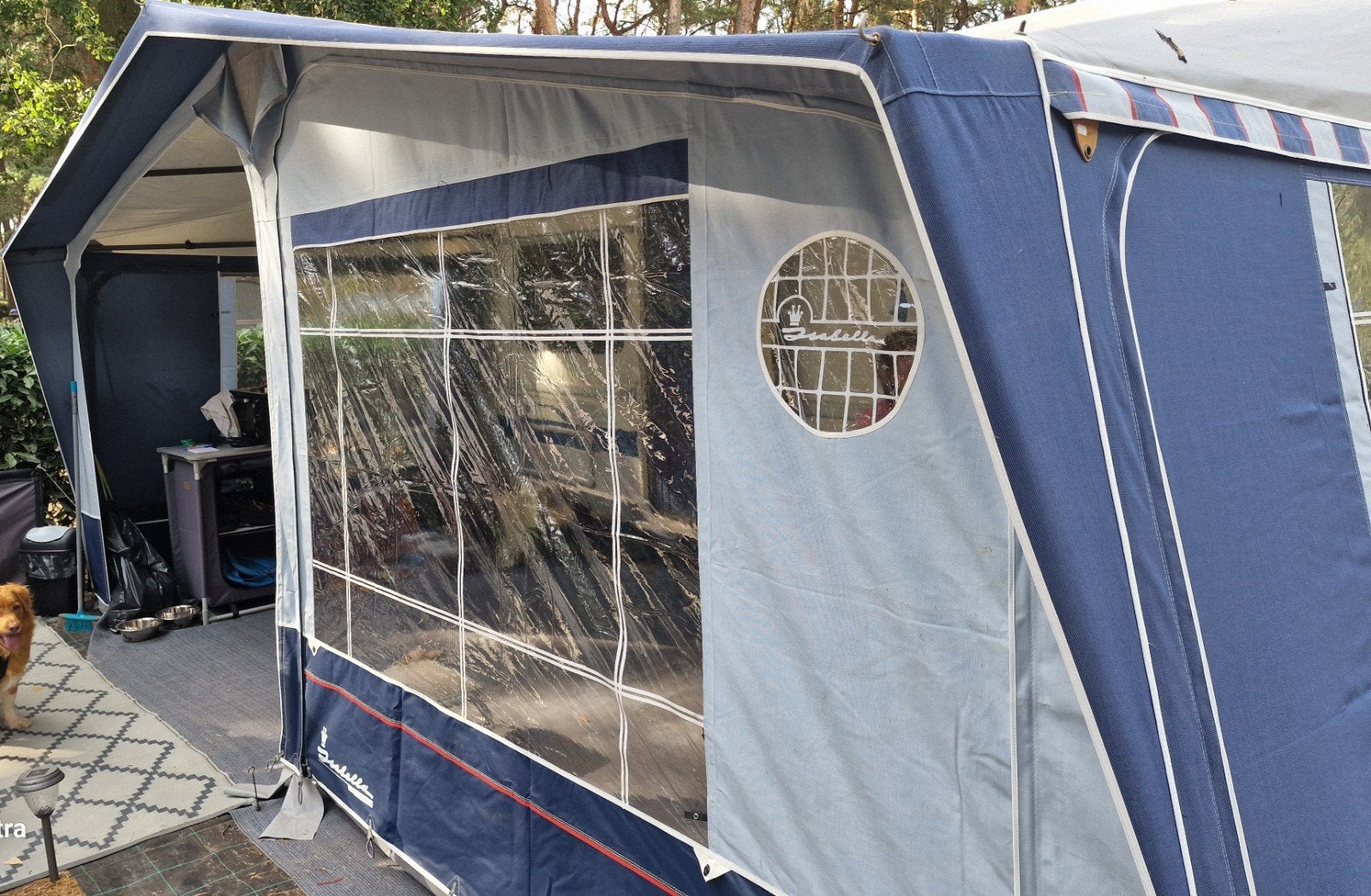 Isabella voortent voor caravan - zo goed als nieuw, Caravans en Kamperen, Voortenten en Luifels, Ophalen, Zo goed als nieuw, Polyester