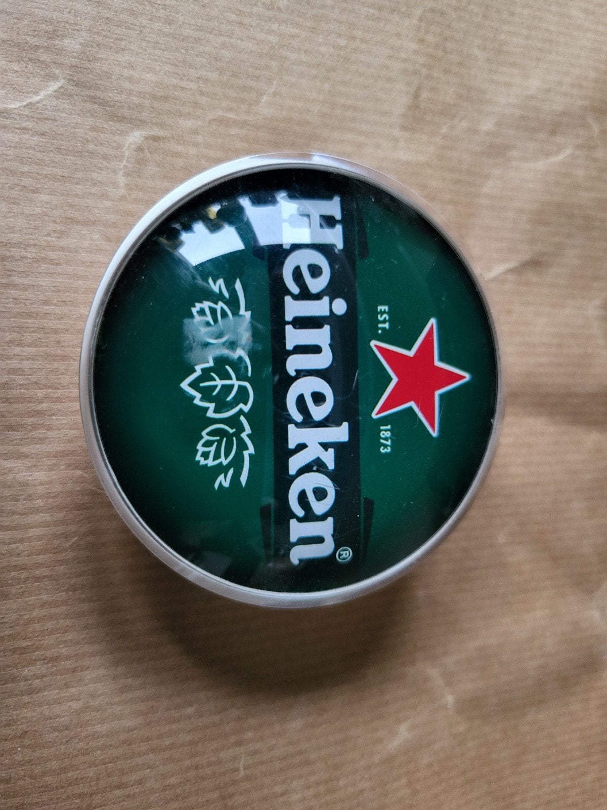 Heineken Tap lens, Verzamelen, Ophalen of Verzenden, Zo goed als nieuw, Glas of Glazen, Heineken