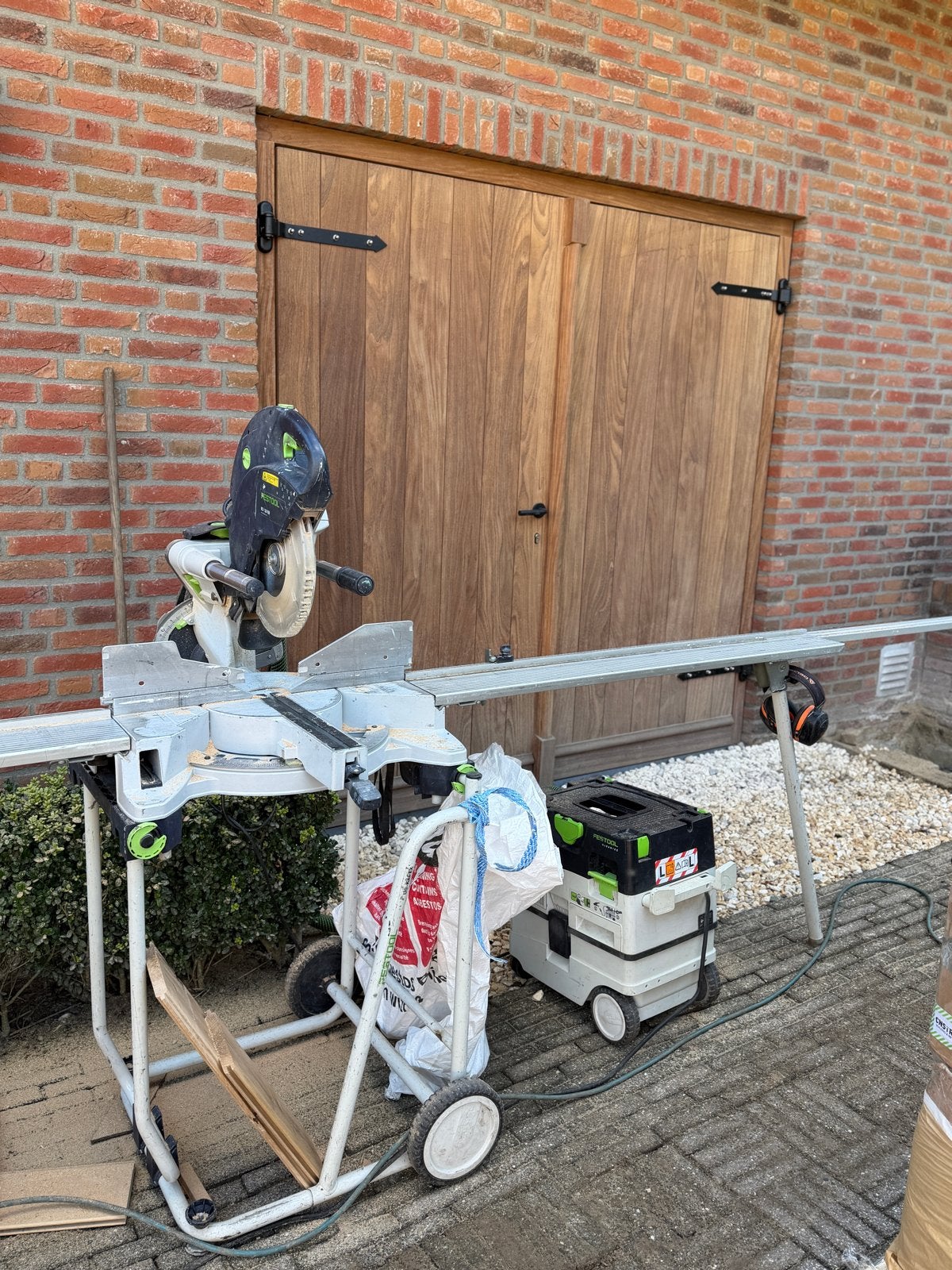 Festool Kapex KS 120 EB Afkortzaag - Zo goed als nieuw, Doe-het-zelf en Verbouw, Ophalen, 70 mm of meer, Zo goed als nieuw, Afkortzaag