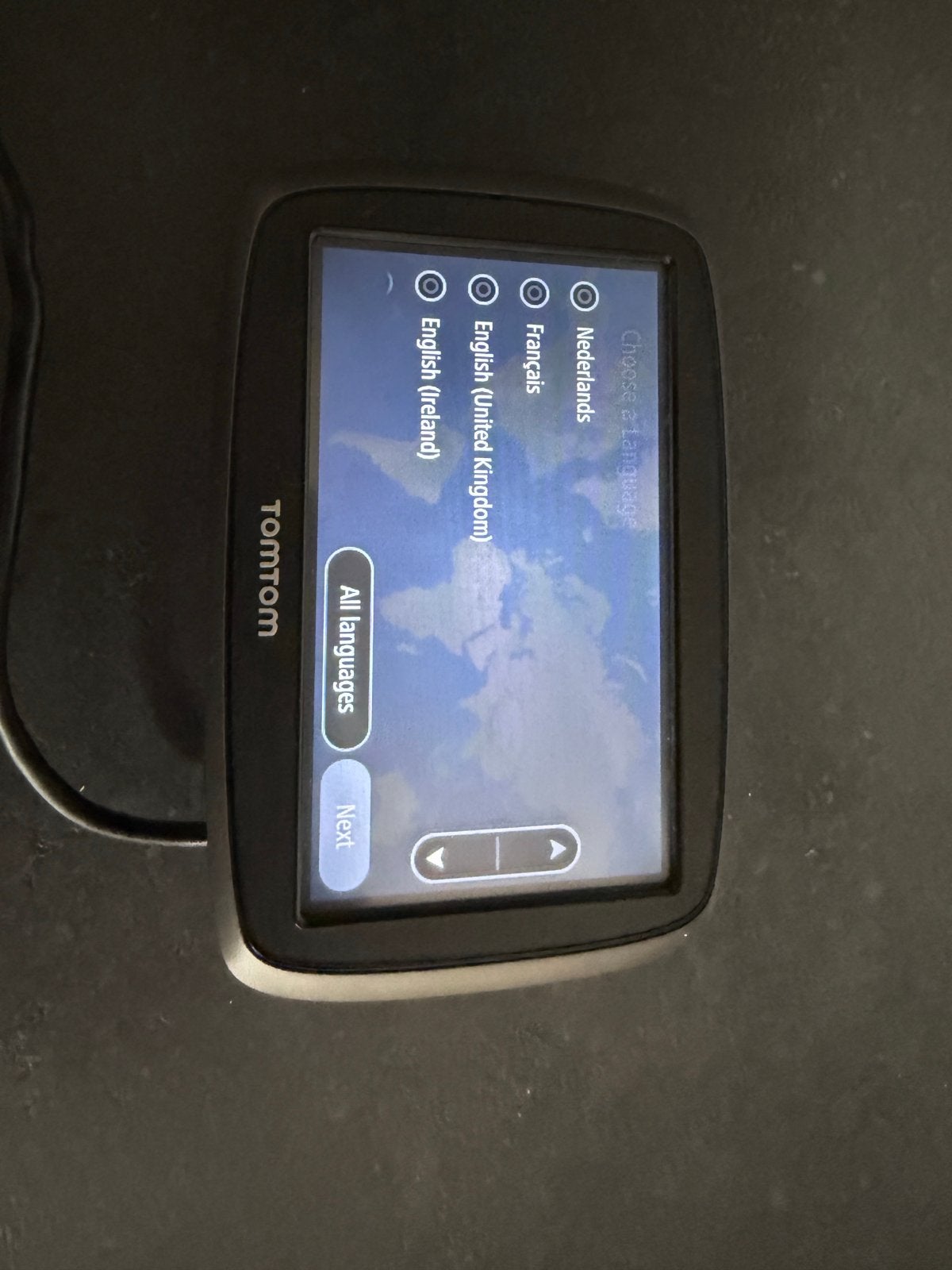 TomTom navigatiesysteem met zuignap en kabel, Ophalen of Verzenden, Gebruikt