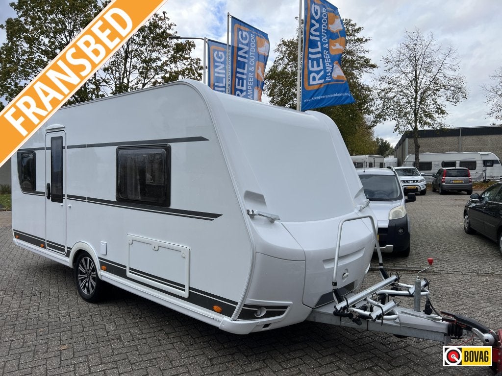 Dethleffs Aero 470 FR Voortent, Fietsendrager,, Rondzit, Fietsenrek, Bedrijf, Overige typen