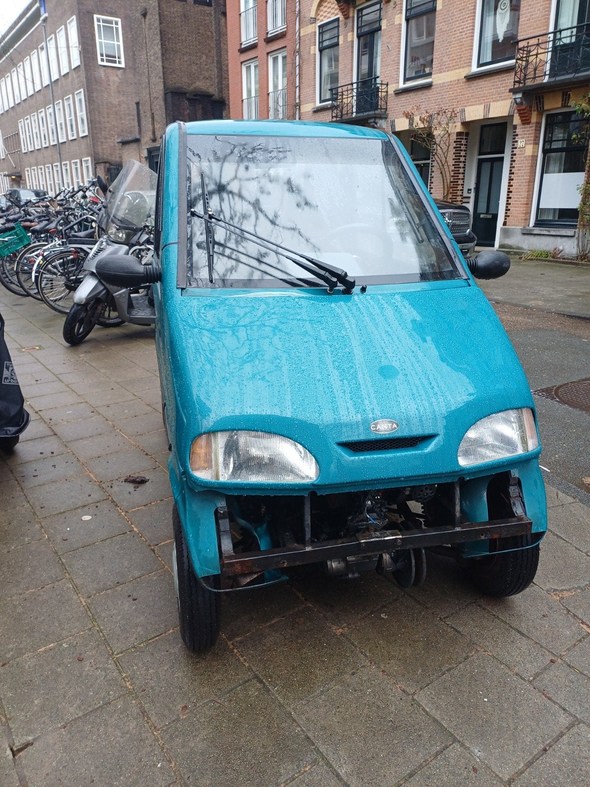 Canta-bumper gezocht, turquoise/bl-groen, liefst met bullbar, Ophalen of Verzenden, Gebruikt, Voor, Bumper