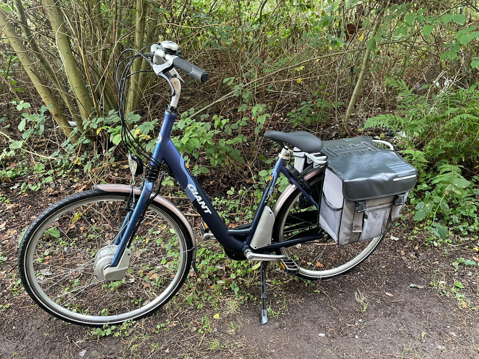 Giant twist elektrische fiets 28 inch maat S 2 accu, Ophalen, Zo goed als nieuw, 50 km per accu of meer, Giant