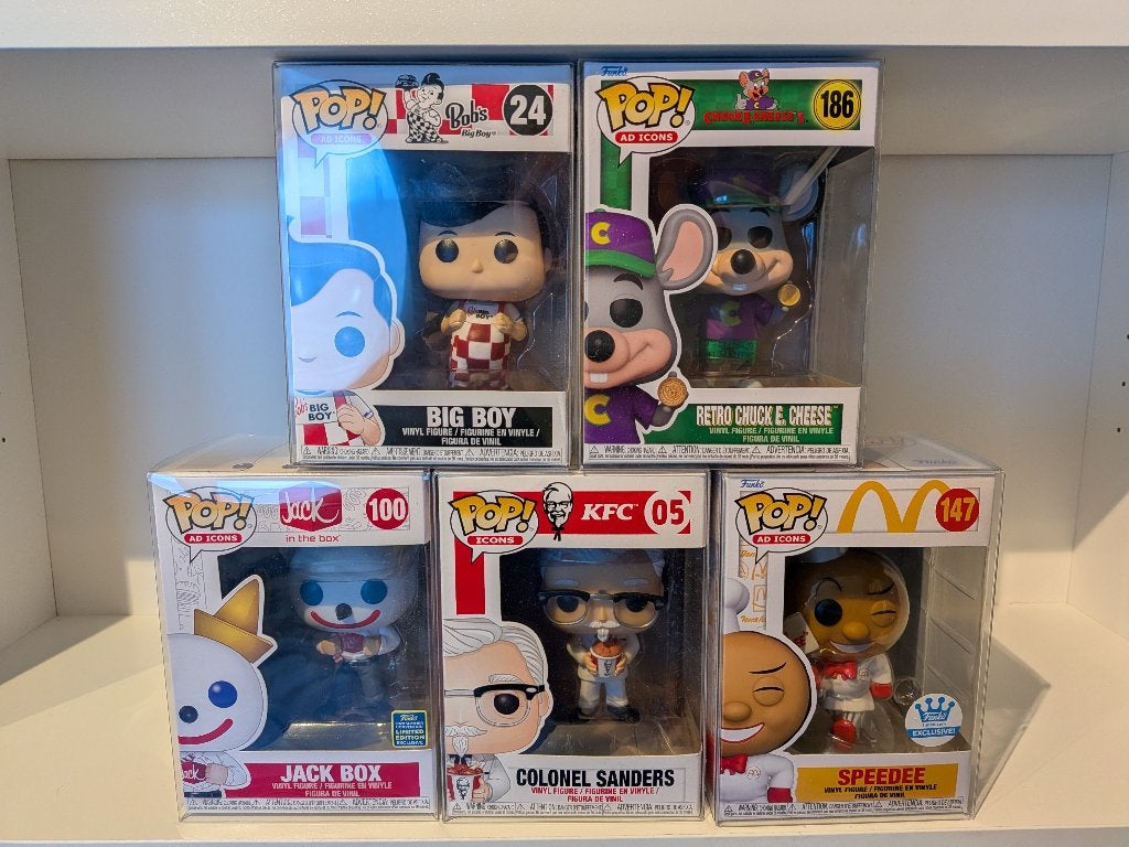 5 Funko Ad Icons Fast Food, Verzamelen, Poppetjes en Figuurtjes, Ophalen of Verzenden, Zo goed als nieuw