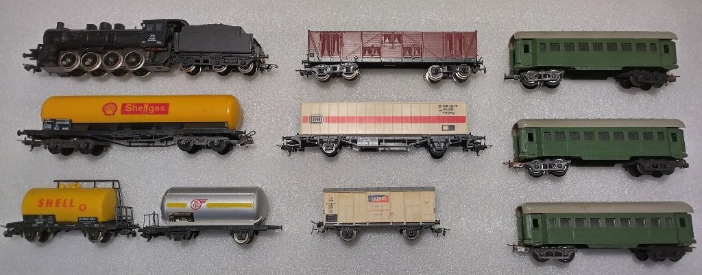Diverse H0 Vintage Modeltreinen/Wagons, Gelijkstroom, Verzenden, Analoog, Lima