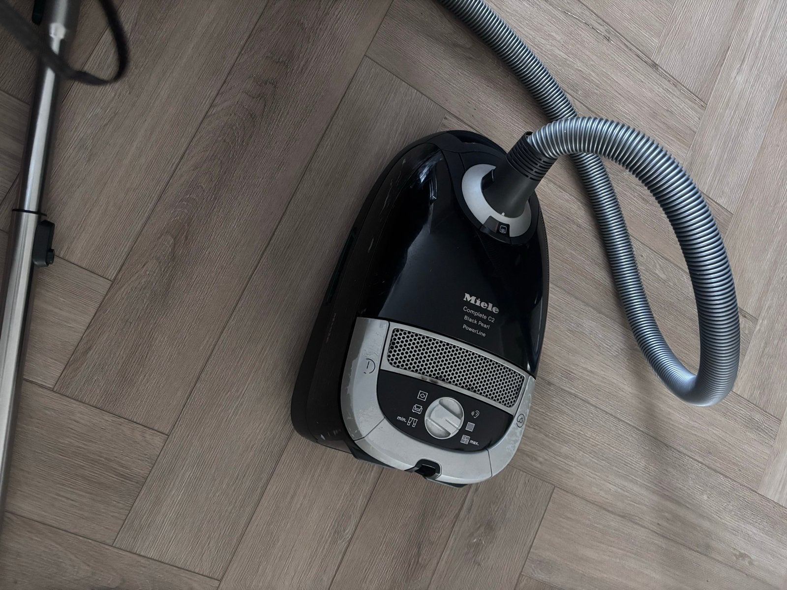 Defecte Miele C2 Black Pearl PowerLine stofzuiger, Witgoed en Apparatuur, Stofzuigers, Gebruikt, Sledestofzuiger, Miele, Stofzak