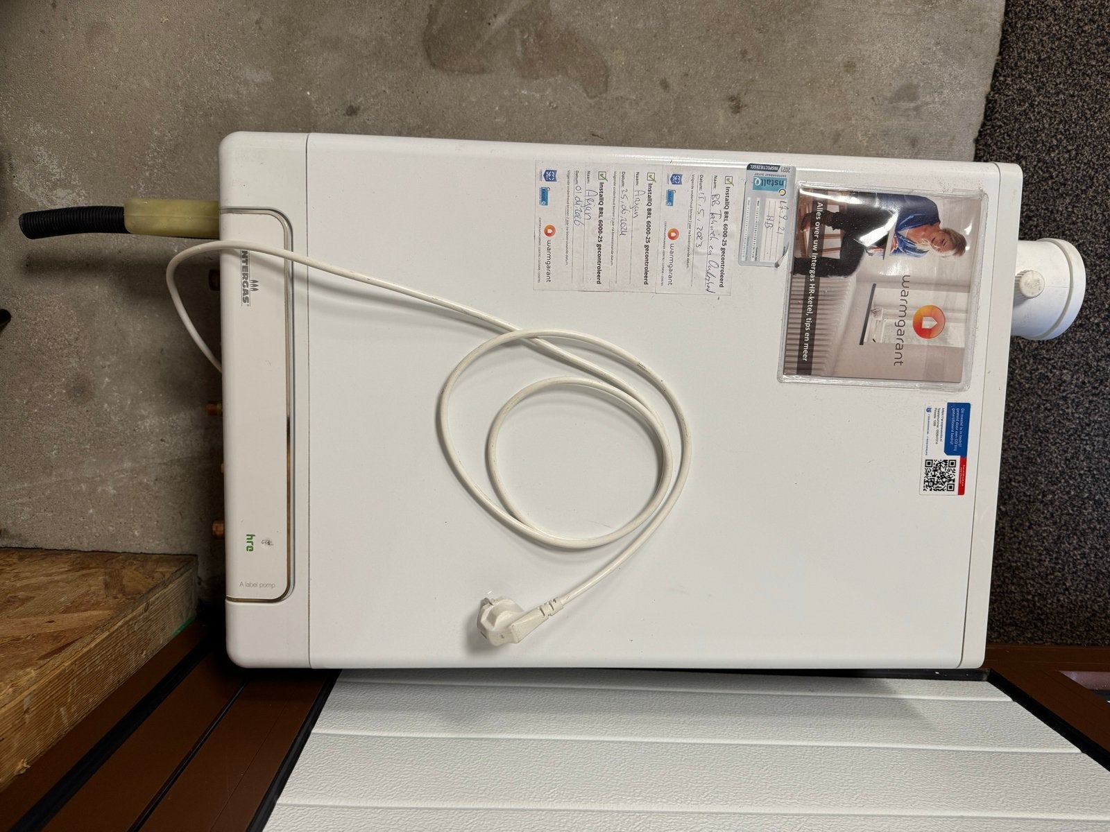 Intergas HRE CV-ketel (5 jaar oud), Ophalen of Verzenden, Gebruikt, Cv-ketel of Combi-ketel, Hoog rendement (Hr)