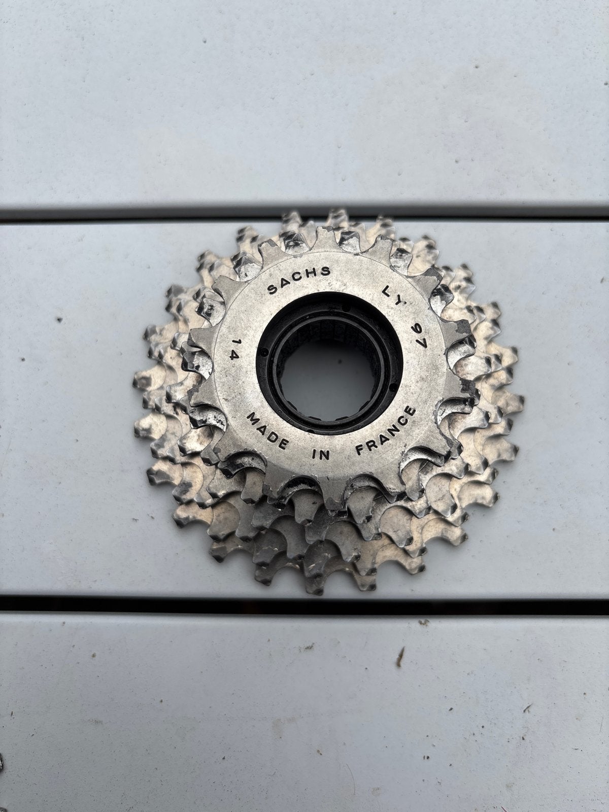 Sachs Maillard pion 6-speed 7-speed retro (incl 28t), Fietsen en Brommers, Fietsonderdelen, Gebruikt, Overige typen, Staal, Ophalen of Verzenden