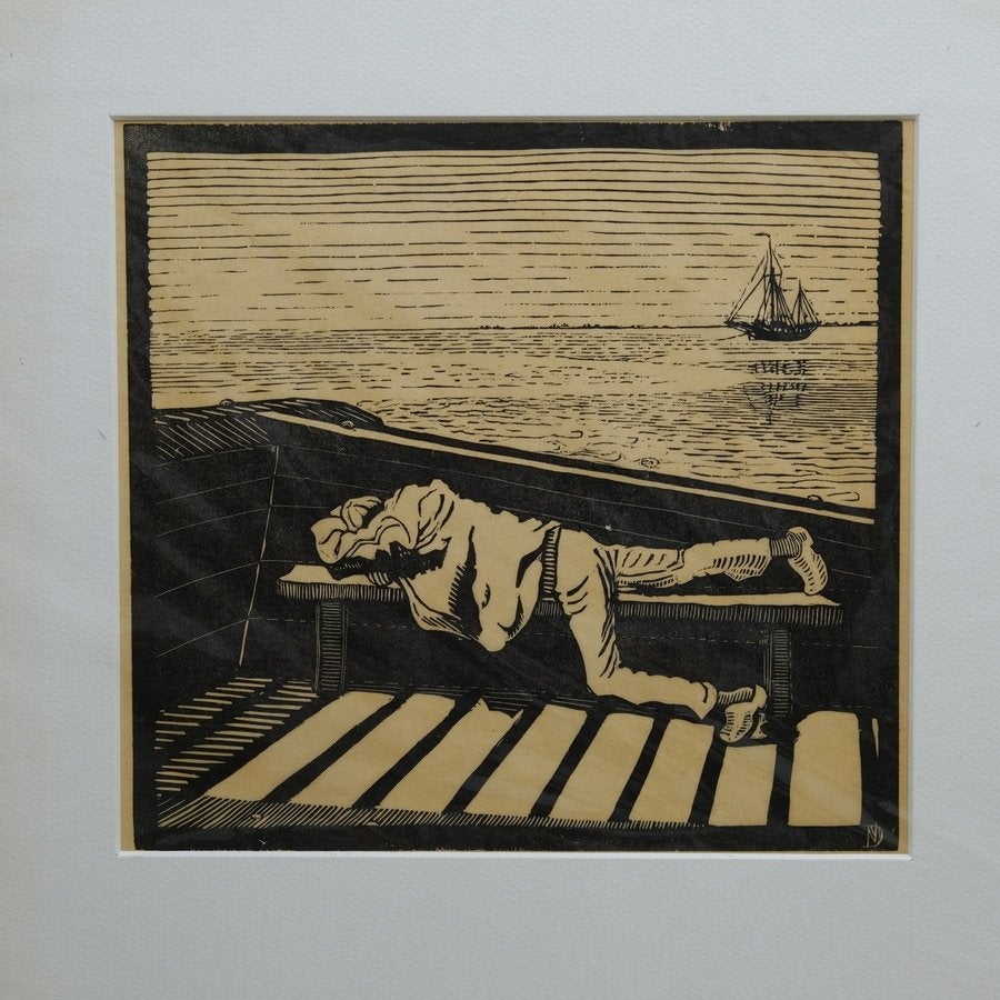 Dirk Nijland (1881-1955) e.a. – Lot houtsneden, Antiek en Kunst, Ophalen of Verzenden