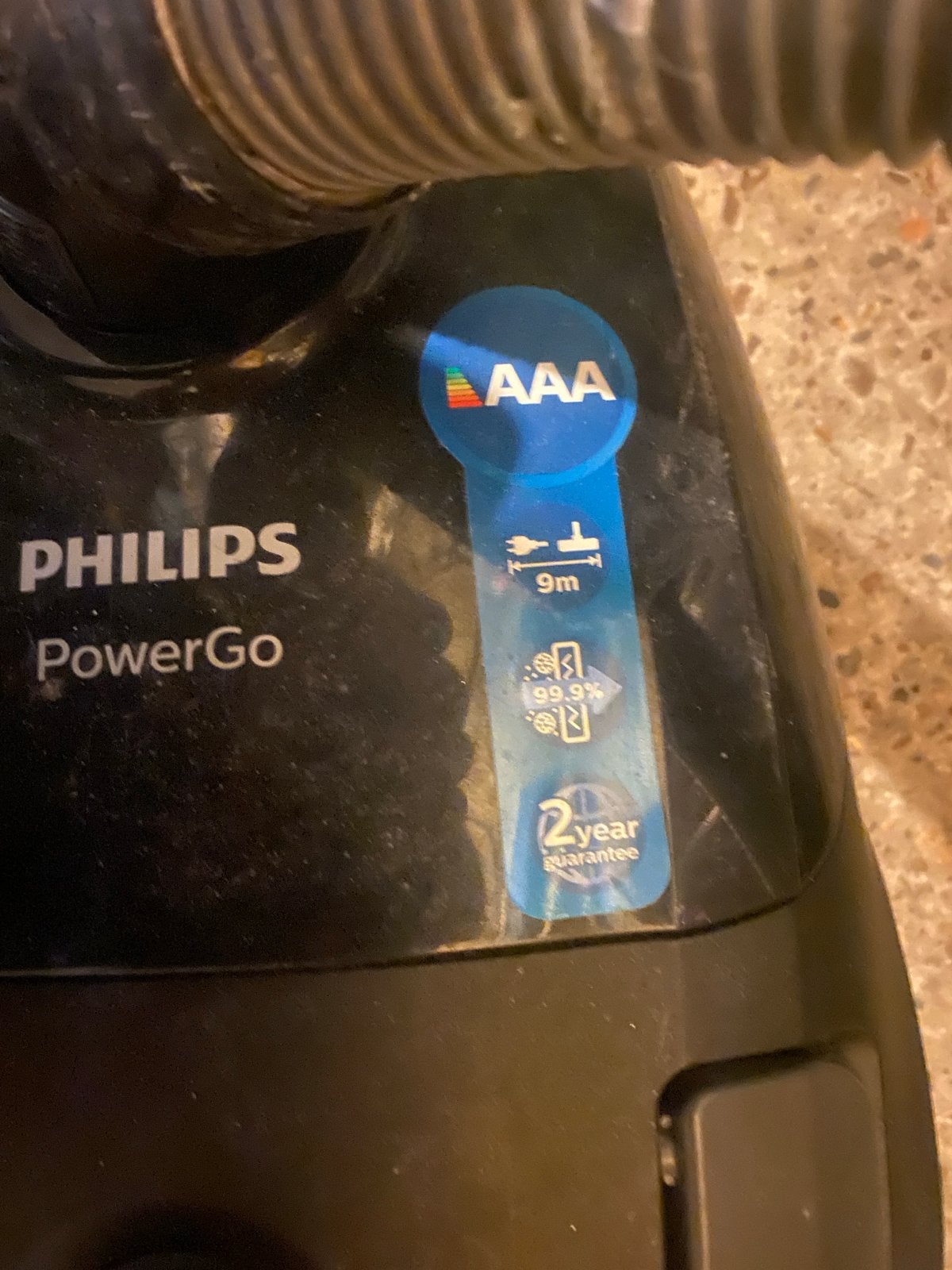 Philips PowerGo stofzuiger - Goed werkend, Witgoed en Apparatuur, Gebruikt, Philips, Sledestofzuiger, Minder dan 1200 watt