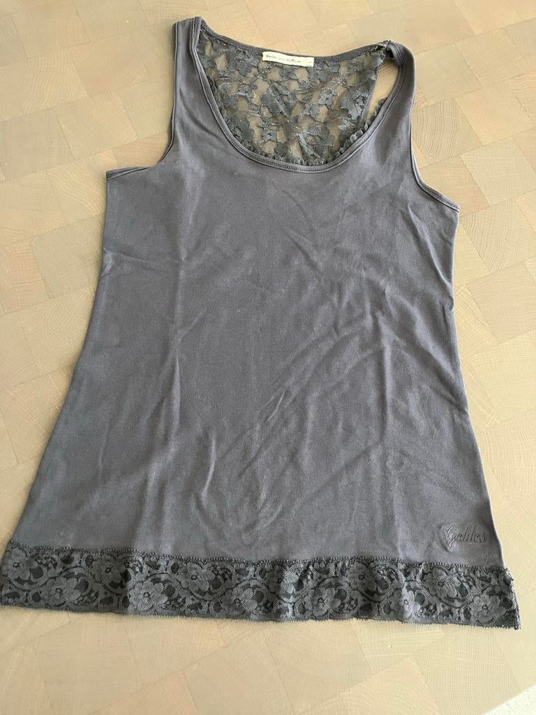 Top van Geddes and Gillmore met kant # Maat L, Blauw, Maat 42/44 (L), Ophalen of Verzenden, Zonder mouw