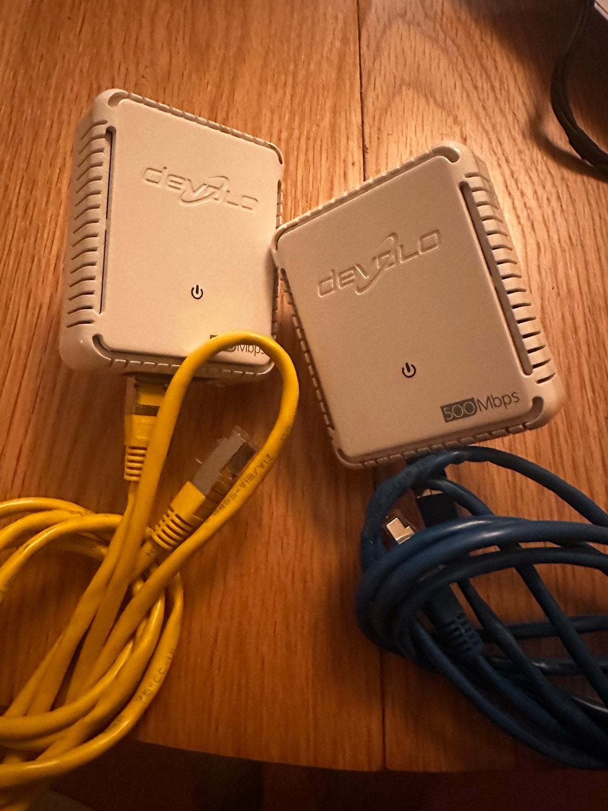 Devolo dLAN 500 duo Powerline Adapters (2 stuks), Ophalen of Verzenden, Gebruikt