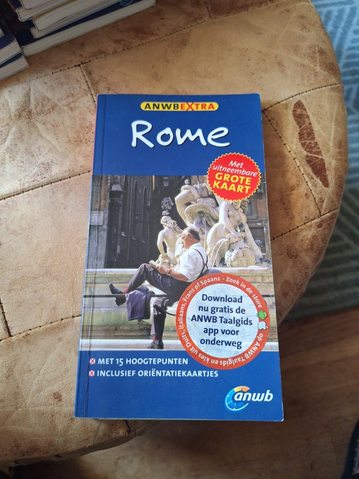 ANWB extra Reisgids Rome met kaart., Europa, Ophalen of Verzenden, Zo goed als nieuw, Reisgids of -boek