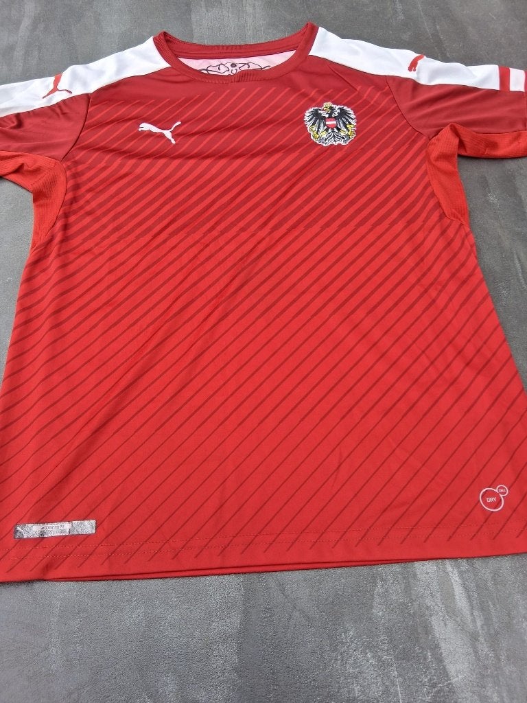 Voetbalshirt Oostenrijk maat 152, Kinderen en Baby's, Kinderkleding | Maat 152, Jongen of Meisje, Puma, Ophalen of Verzenden, Zo goed als nieuw
