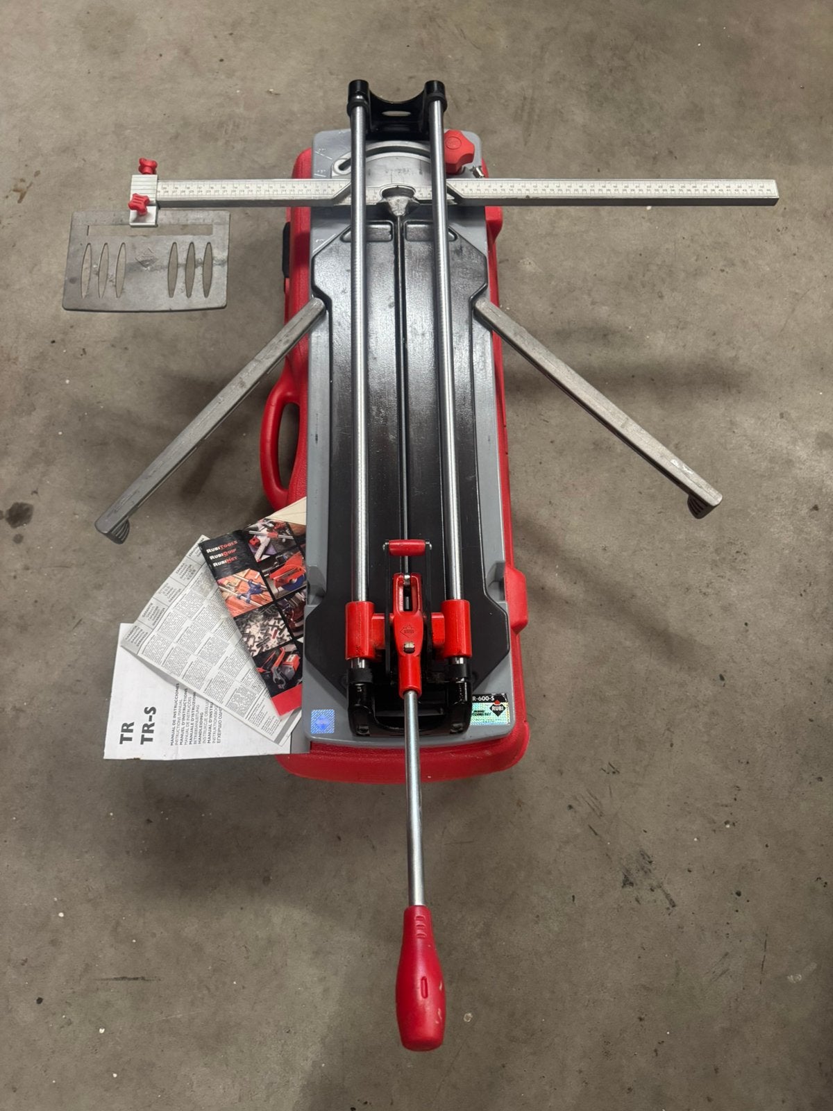 Tegelsnijder rubi TR-600-S nieuwstaat, Doe-het-zelf en Verbouw, Ophalen of Verzenden, Zo goed als nieuw